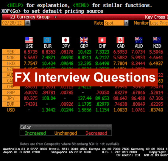 Top 8 FX Interview Questions