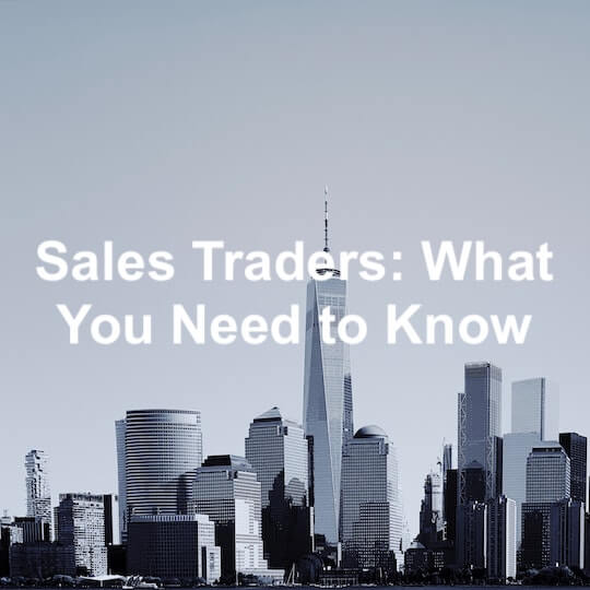 What is a Sales Trader? Here's What You Need to Know