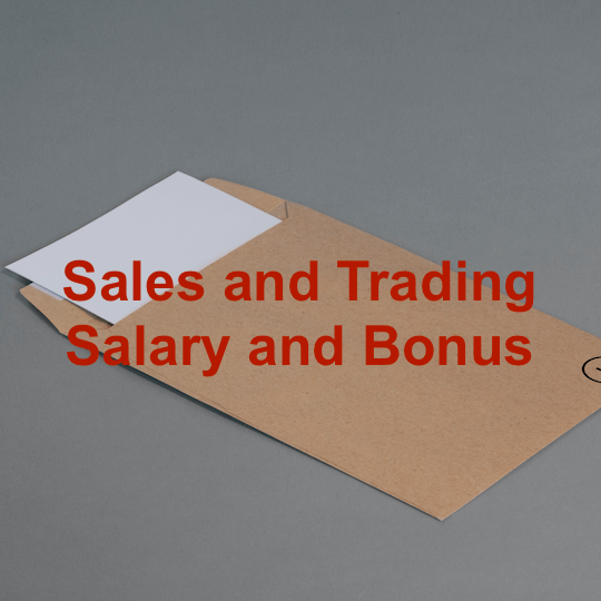 Sales and Trading Salary and Bonuses 2022