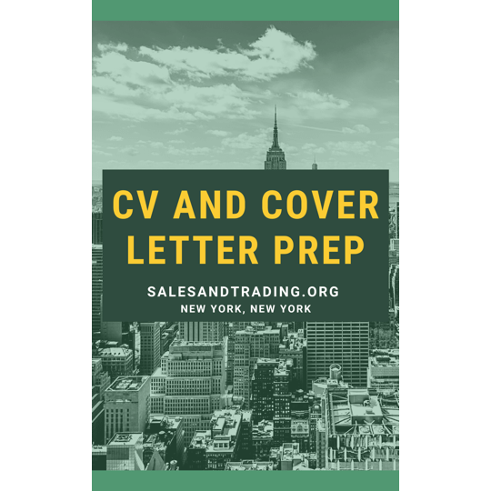 S&T CV and Cover Letter Prep
